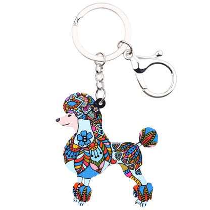 Poodle Key Chain