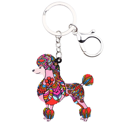 Poodle Key Chain