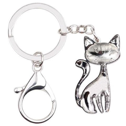 Niedlicher Kätzchen-Katzen-Schlüsselanhänger