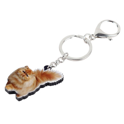 Persian Cat Keychain