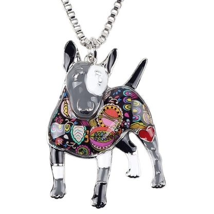 Bull Terrier Dog Necklace