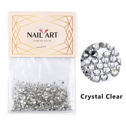 Pierres de verre colorées pour Nail Art 3D, 10 grammes