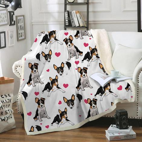 Cute Rat Terrier - Blanket V1